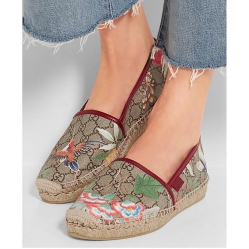 Gucci tropical espadrilles